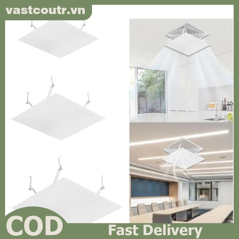 COUTR Trần Vuông Kính Chắn Gió Điều Hòa Không Khí Trung Tâm, Kính Chắn Gió Cửa Thoát Chống Thẳng, Móc Ổ Cắm Kính Chắn Gió VN