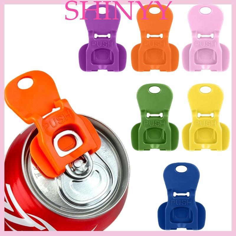 SHI 6 Chiếc 12 Chiếc Nhựa Nắp Có Thể Loại Bỏ Tay Cầm Công Thái Học Bia Và Đồ Uống Có Thể Dụng Cụ Mở Cho Tay Yếu Hoặc Người Cao Tuổi
