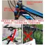 Xe đạp leo núi với hệ thống giảm xóc hiện đại và phanh đĩa, bánh đường kính 28.6 cm, chiều cao yên 87cm.