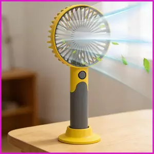 Quạt cầm tay 6 điều chỉnh tốc độ Quạt bàn làm mát cá nhân dành cho du khách Sinh viên Du lịch tại nhà Cắm trại Ba lô lyuvn