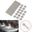 LACYESUK Xả Manifold Bu lông, Bộ đinh tán hạng nặng bằng thép không gỉ, Lắp đặt ổn định Chống ăn mòn Độ bền cao Sửa chữa các bộ phận Chốt sửa đổi ô tô