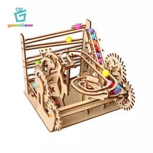 Câu đố gamchiano- với cơ khí Đá cẩm thạch chạy, 17.3 X 15 X 13.7 Cm, dành cho, Mô hình học tập