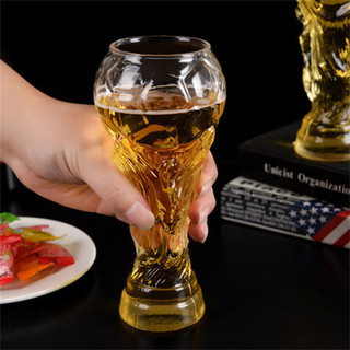 Ly bia thủy tinh lớn Thoải mái tiện dụng với kết cấu đặc biệt Cốc bia Thích hợp cho nước uống đá