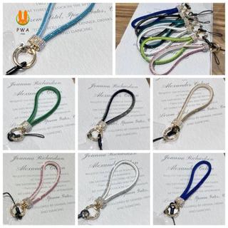 Bộ 3 Dây Đeo Điện Thoại Kim Cương Giả - Dây Buộc Kim Cương Bling Charm Cho Điện Thoại Di Động