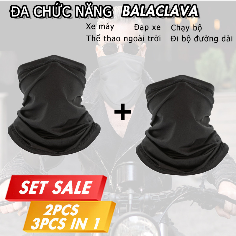 Mặt nạ đa năng cho xe máy - Chống tia cực tím với thiết kế balaklava tiện lợi