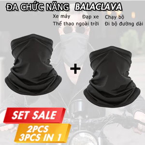 Mặt nạ đa năng cho xe máy - Chống tia cực tím với thiết kế balaklava tiện lợi