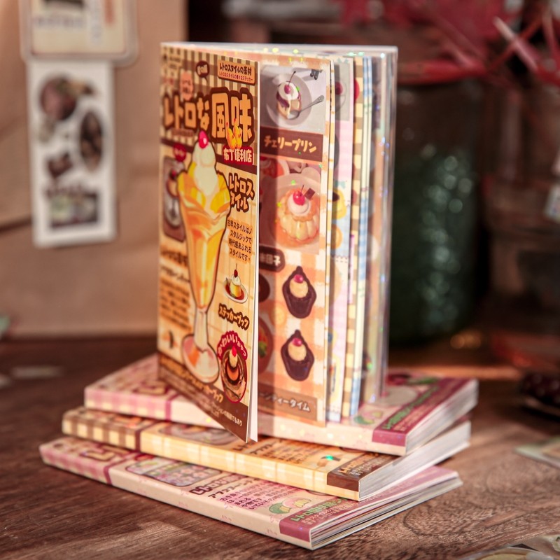 Sticker Trang Trí Vintage Dễ Thương 30 Tờ - Sổ Nhật Ký, Toploader, Quà Tặng Trẻ Em