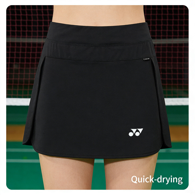 Váy ngắn YONEX chuyên dụng cho cầu lông và quần vợt, lớp lót khô nhanh thoáng khí, phù hợp vận động như yoga