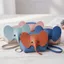 JKDESIGN Túi Voi, Da PU Thiết Kế Sáng Tạo Ví Đựng Tiền Xu, Ví Ly Hợp Đa Năng Kích Thước Mini Móc Khóa Túi Đựng Thẻ Lưu Trữ Hàng Ngày