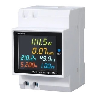 LAMJAD D52-2066 Vôn kế đa năng 6 trong 1 110V 220V 380V 100A nhà thông minh đồng hồ điện màn hình hiển thị kỹ thuật số