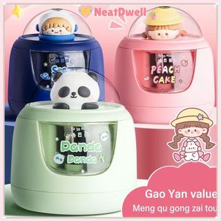 [COD] Máy mài bút chì điện NEATDWELL, chống dính tự động, phi hành gia/gấu trúc, quà tặng