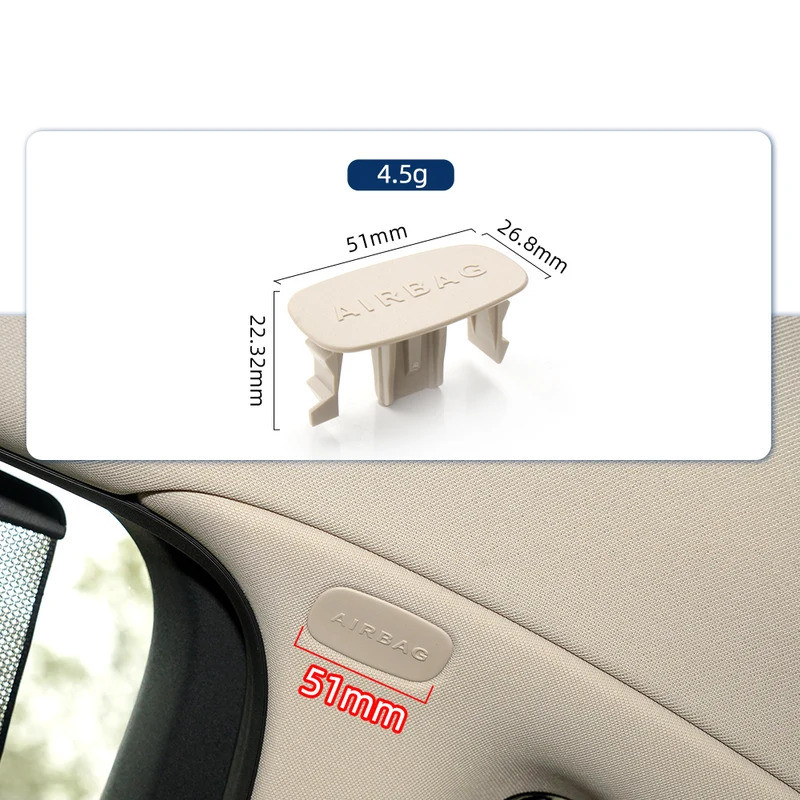 1 Cái Chất Lượng Cao Trái / Phải Chữ A Viền Bảng Điều Khiển AIR-BAG Cap Cho Xe Mercedes Benz C GLC W205 W253