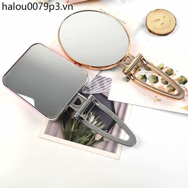 Gương trang điểm hai mặt ký túc xá di động có thể gập lại HD Desktop