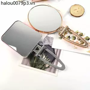 Gương trang điểm hai mặt ký túc xá di động có thể gập lại HD Desktop