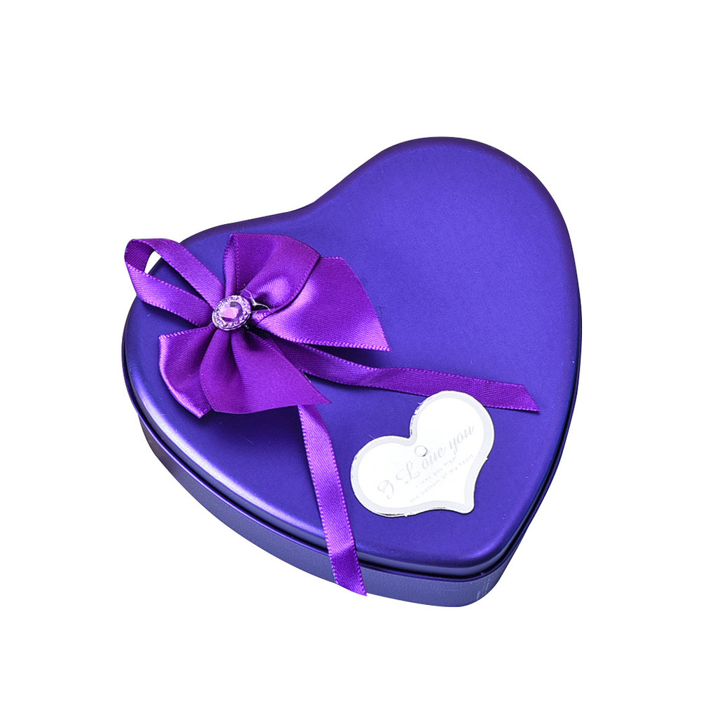 Hoa xà phòng hộp sắt hình trái tim - Bó hoa hồng vĩnh cửu cho đám cưới Valentine