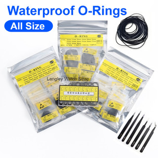 0,5 / 0,6 / 0,7mm Cao su chống nước Vòng chữ O Mặt sau đồng hồ Gioăng 12-30mm Công cụ sửa chữa đồng hồ Vòng chữ O để bảo trì đồng hồ