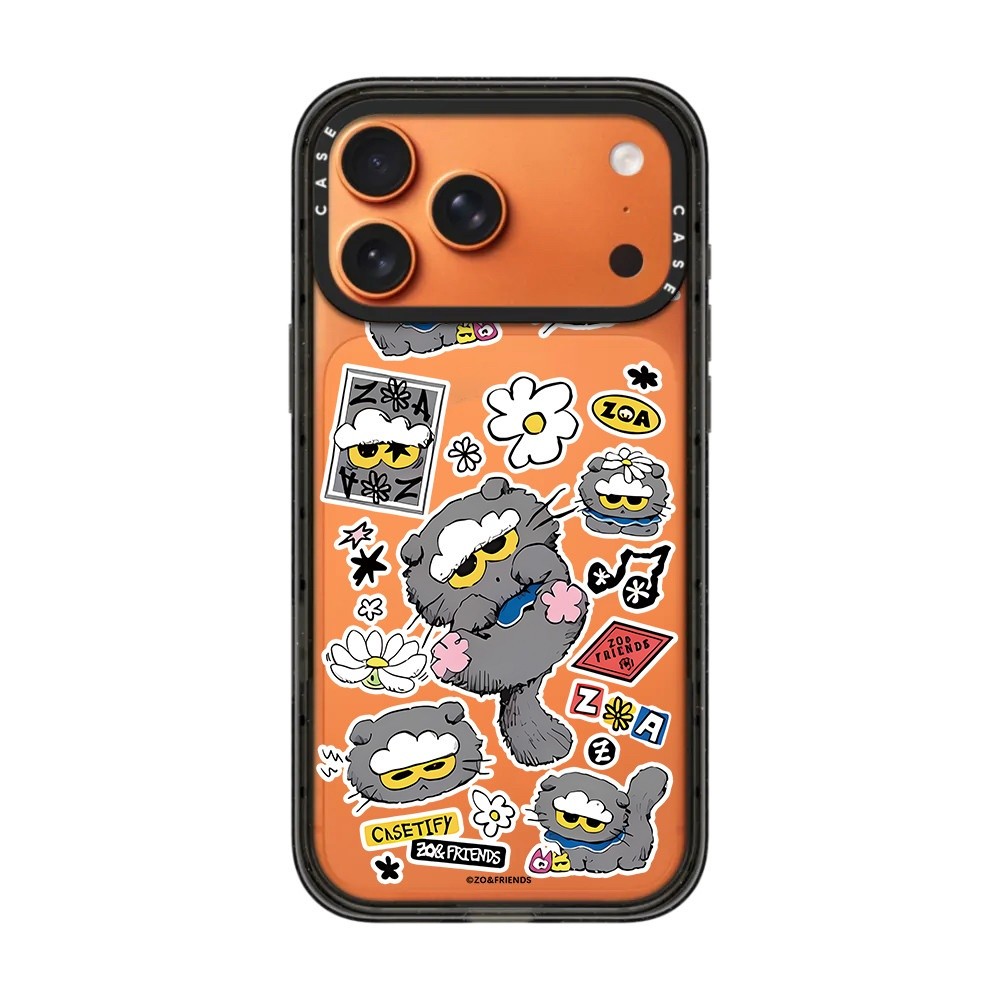 Ốp Điện Thoại Acrylic Chữ Mèo Xám Cho iPhone 1 7Pro Max 17 Air 16 Plus 15 14 13 12 Vỏ Bảo Vệ Chống Sốc