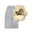 Sét bộ quần áo da cá in Ngựa xám + áo phông oversized hình CON LỪA, lý tưởng -quanaaounisex94
