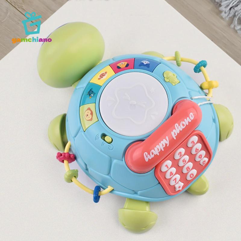 Gamchiano Rùa Âm Nhạc Bò Đồ Chơi Cho Bé Đồ Chơi Trẻ Sơ Sinh Cho 7 8 9 Tháng Quà Tặng Sinh Nhật