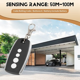 Bộ phát điều khiển từ xa cửa nhà để xe Bộ điều khiển cổng lăn không dây 433 MHz cho máy phát tay nhà để xe