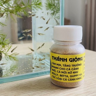 Thức Ăn Cho Cá Cảnh, Cá To, Cá Thủy Sinh, Dùng Cho Cá Mới Nở, Cá Con và Cá Bột Cám Thánh Gióng Đạm Cao Hạt Mịn