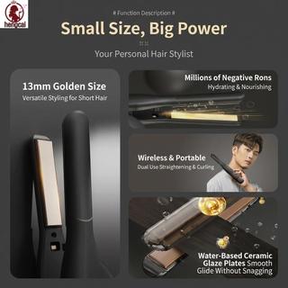 Máy duỗi tóc không dây di động Máy uốn tóc - Phiên bản nẹp Mini dành cho nam