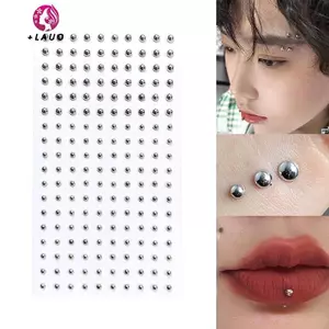 Mũi stud giả kim cương tự dính từ pha lê, phụ kiện trang sức cơ thể dành cho nữ Springevenstar