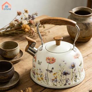 Ấm đun nước huýt sáo bằng thép không gỉ Acutuna, Ấm trà bộ đồ ăn 3L, Ấm trà cà phê để cắm trại Nhà bếp Hộ gia đình Dã ngoại Nước sôi