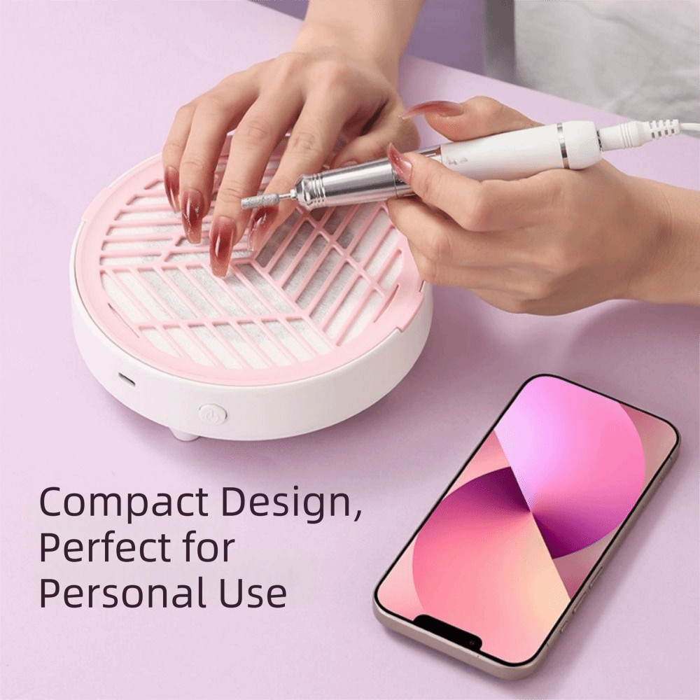 Máy hút bột móng tay Mini JIMMYCHOOEC, độ ồn thấp, hút mạnh, Plug-in USB, dễ dùng, máy hút bụi làm móng tay
