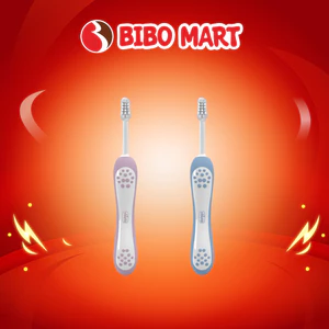 Bàn Chải Đánh Răng Chicco Cho Bé Từ 6 Tháng Trở Lên Lông Mềm Mại Làm Sạch Sâu - Bibo Mart