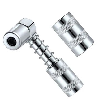 Khớp nối mỡ áp suất cao 90° cho khu vực không gian hạn chế, Khớp Vòi Phun, Khớp Nối 90°, Công Cụ Lắp Ráp Mỡ