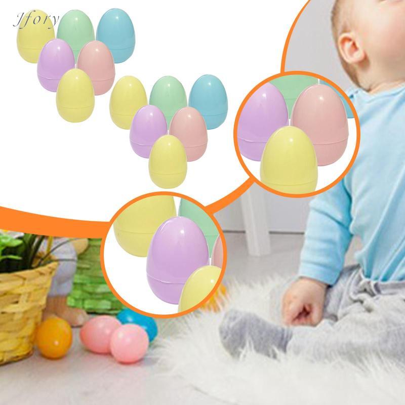 Jfory 2.36inch Trứng Phục Sinh Rỗng Nhựa Sáng Lấp Đầy Trứng Đồ Chơi Đồ Trang Trí Cho Sự Kiện Đám Cưới Lớp Học
