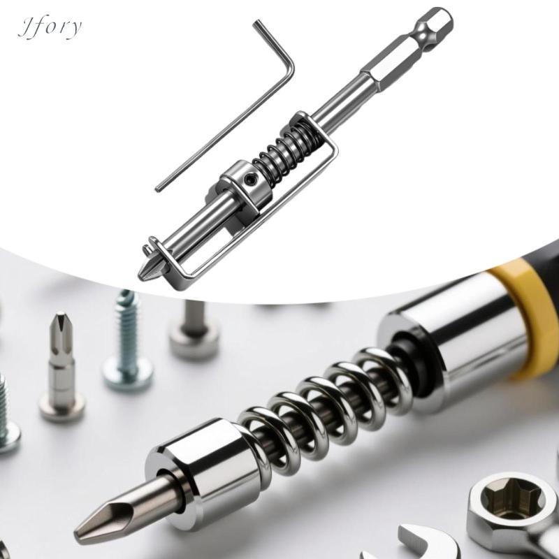 Jfory Giá đỡ vít có tải lò xo Vít giữ cho người đam mê DIY