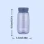 Nắp nước bỏ túi mùa hè JVSUB, Cốc trà học sinh trong suốt 300ml, có thước đo bằng bình nước nhựa lọc trà