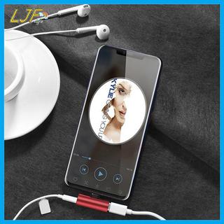 LJF USB Type-C sang 3,5 Mm Tai nghe Bộ chuyển đổi kim loại Bộ chia sạc có âm thanh Aux Ja sang nhiều mẫu điện thoại Sạc / Nhạc / Gọi VN