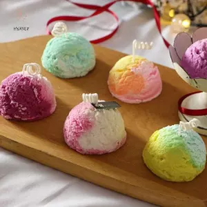 HNKMP Kem Bóng Hình Nến Làm Xà Phòng Silicon Khuôn Bánh DIY Khuôn.