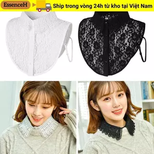 Essenceh Cổ Giả Có Thể Tháo Rời, DIY cổ áo ren, Trang trí áo sơ mi nữ