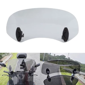 EDB * Tấm chắn gió xe máy với tấm chắn gió mở rộng góc có thể điều chỉnh cho tàu tuần dương đường phố và xe đạp cổ điển