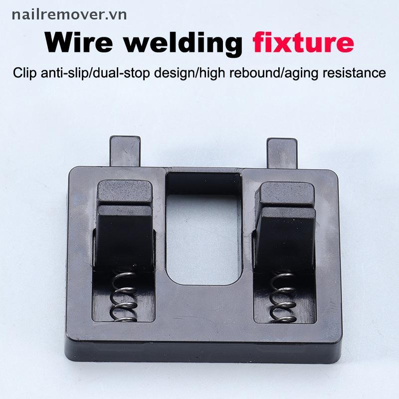 [NR] 1 Máy Tính Dây Điện Hàn Cố Định Giữ Điện Ổn Định Giá Đỡ Dây Chống Trơn Trượt Kẹp Kép Dụng Cụ Hàn Phụ Kiện MỚI