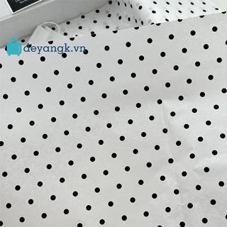 Deyangk Bla Polka Dot Giấy Sydney đính cườm tay Bó hoa gói hoa, quà tặng VN