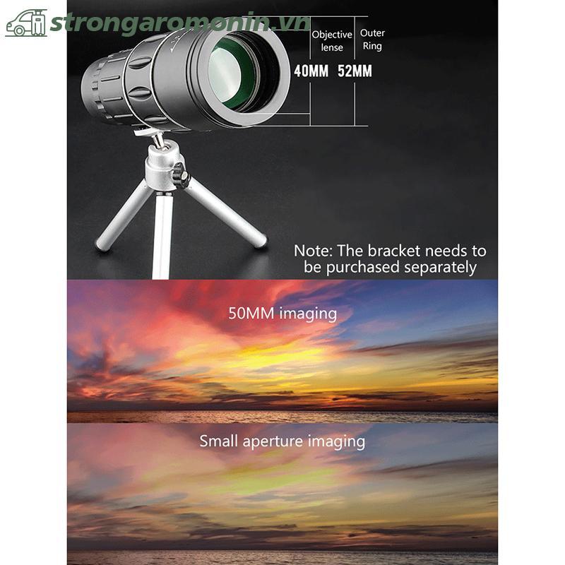 Kính thiên văn một mắt ST 16x52 với zoom lấy nét kép, tầm nhìn ban đêm và dây đeo tiện lợi, phù hợp cho các hoạt động ngoại trời.