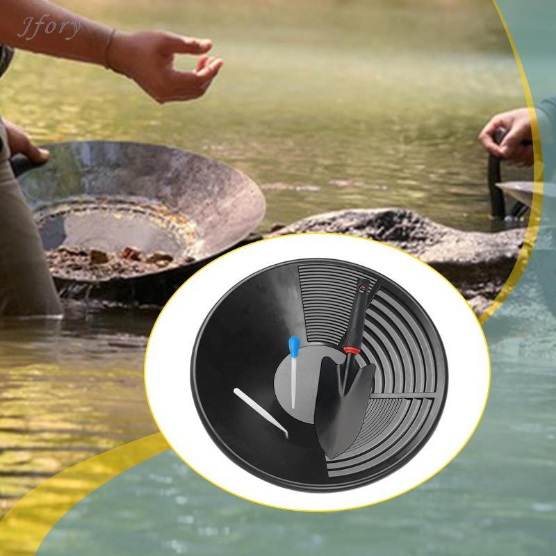 Jfory Bộ Panning Vàng, Đa Chức Năng Cho Người Hâm Mộ, Bộ Chảo Dụng Cụ Cầm Tay, Thiết Bị Thăm Dò Vàng Cho Nước Xước Bên Trong Uốn Cong