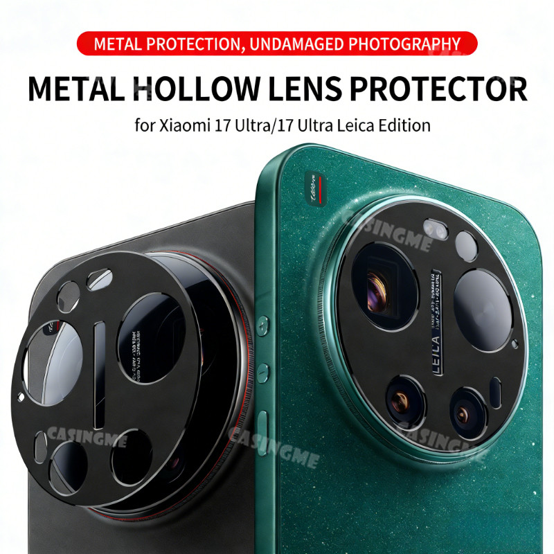 Xiaomi 17 Ultra 2026 Bảo hiểm toàn diện Ống kính máy ảnh kim loại cho Xiaomi 17 Xiaomi17Ultra Xiaomi17 Ultra 17Ultra Pro Max 5G Kim loại Bảo vệ camera Phim ống kính Phim Full Cover Camera kim loại