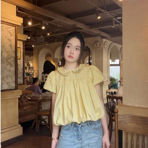 Áo kiểu hottrend nữ áo bí cổ sen xinh xắn trẻ trung TL.Online Shop Thời Trang Nữ - A191