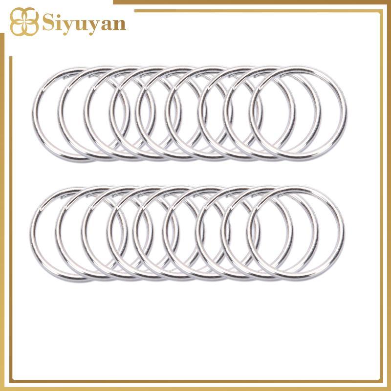 Siyuyan 50 Chiếc Kẹp Móc Kim Loại Hình Tôm Hùm Có Vòng Chìa Khóa