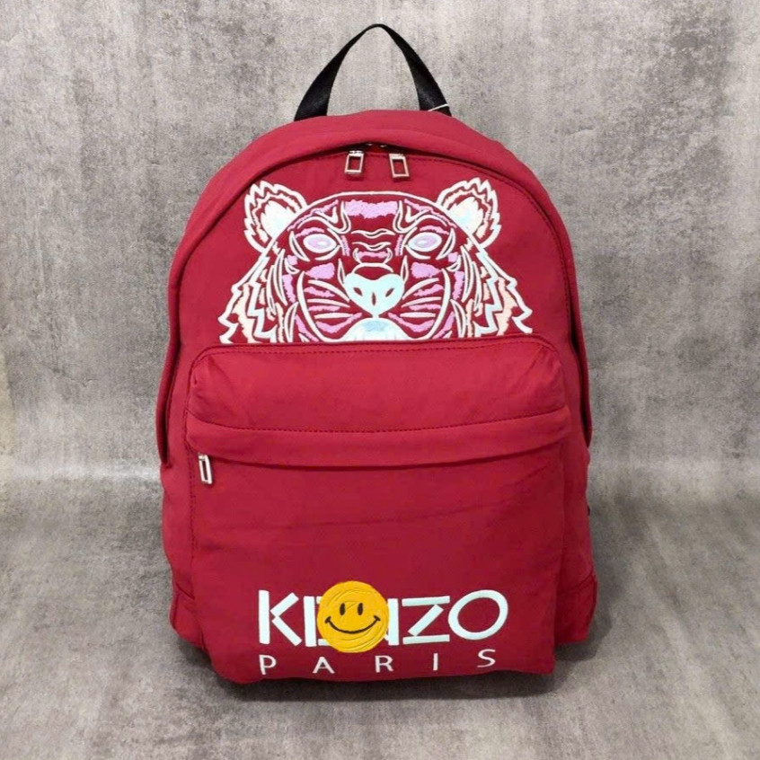 Balo, Cặp Đựng Sách Vở Laptop Hổ Đỏ Thêu ZoZo KCloset Chất Dù Chống Nước NA113