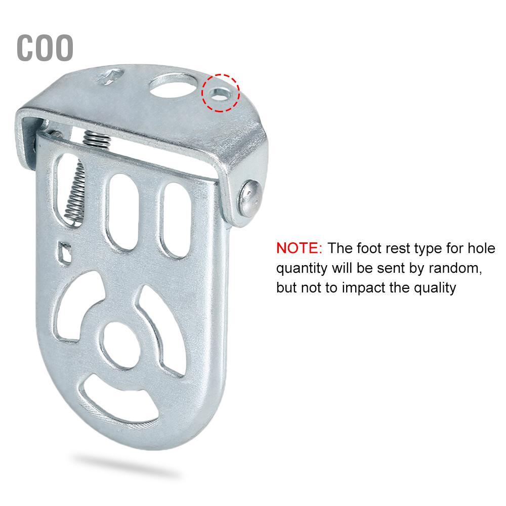 coo Alomejor Trẻ em Tựa lưng ghế sau có bàn đạp để gắn chỗ để chân có thể gập lại Thông thường leo núi và xe đạp