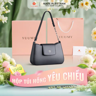 Bộ hộp quà YUUMY (Túi đeo vai nữ YUUMY YN182 + Hộp quà YHQ2 + Túi giấy YTG2 + Túi rút BVR3838 + Thiệp cảm ơn YBT1)