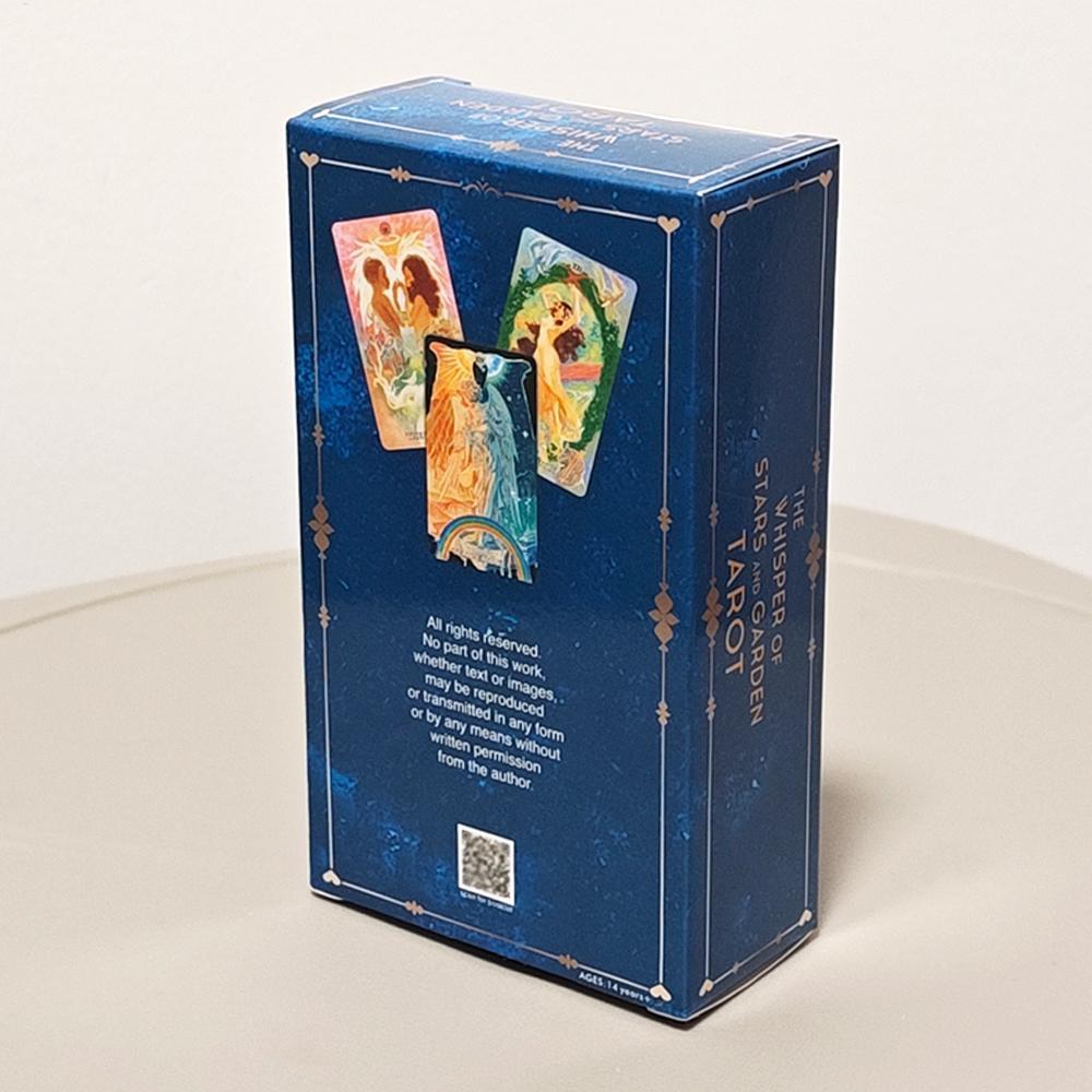 The Whisper of Stars and Garden Tarot Deck 86 Miếng Thẻ Tarot hoạt hình dựa trên hệ thống Rider Waite