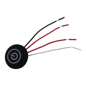 Công tắc điều khiển nhiệt độ dây Yoo 4 với 3 chỉ báo màu Công tắc nút silicon để điều chỉnh nhiệt độ chính xác